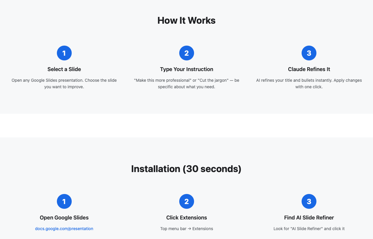 Google Slides AI Plugin gallery image