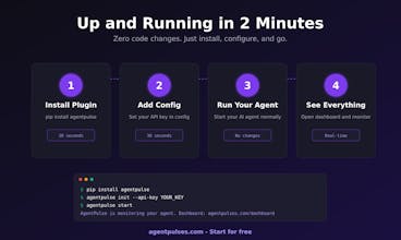 AgentPulses β AI Agent Observability gallery image