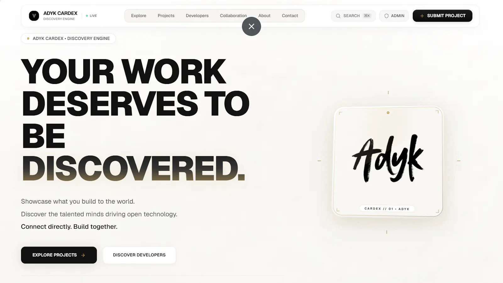ADYK CARDEX screenshot 1