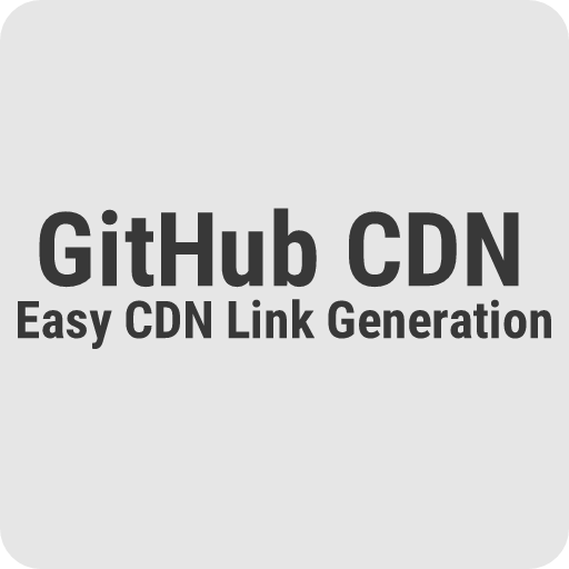 Gerador de CDN fácil do GitHub