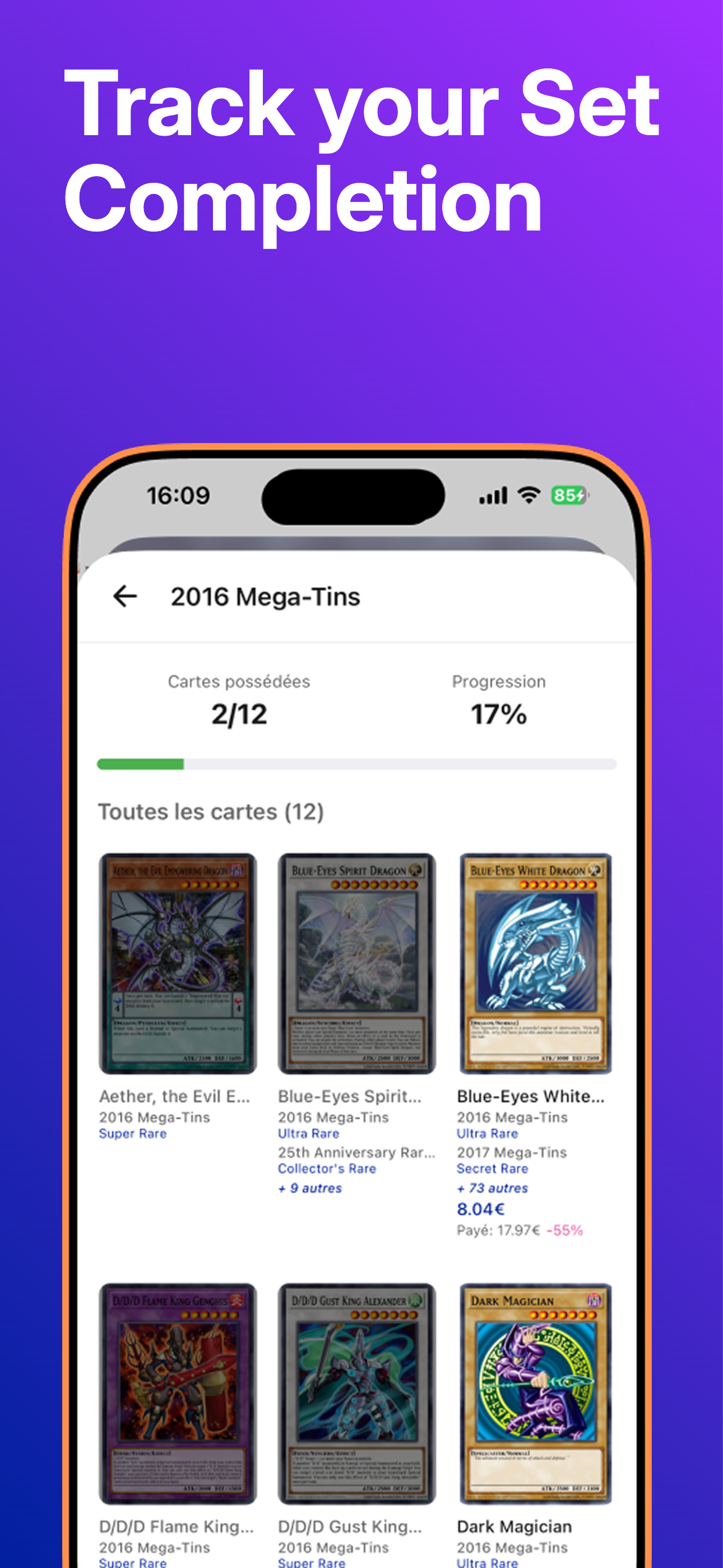 Média Boostr - Scanner, suivre et évaluer vos cartes 5
