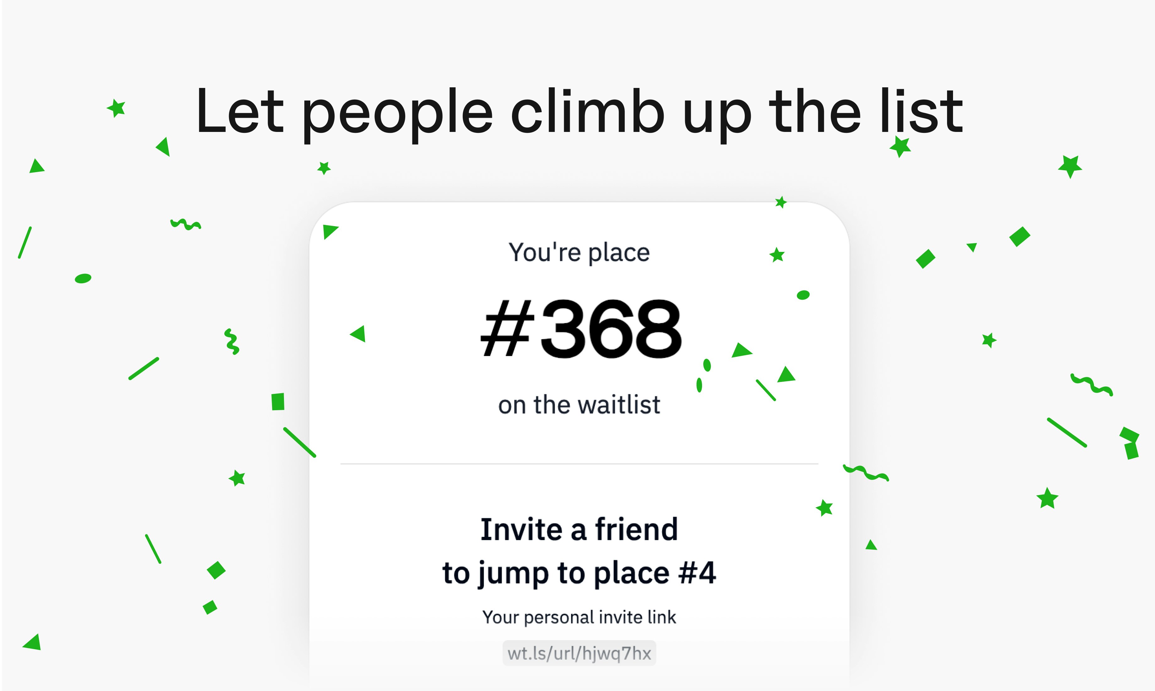 startuptile Waitless-Collect sign ups with built-in referrals