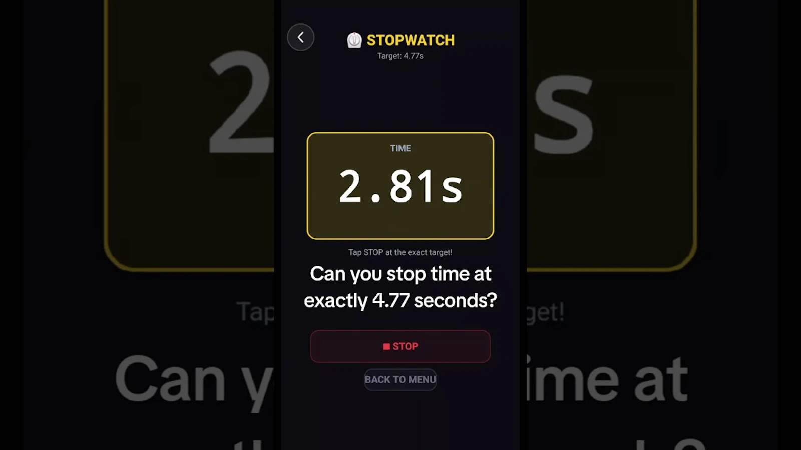TimeSense: Reaction Time Test screenshot 1 (video preview)