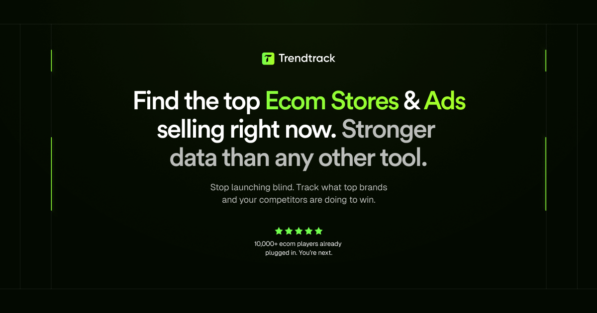 Trendtrack - Main screenshot showing features and interface
