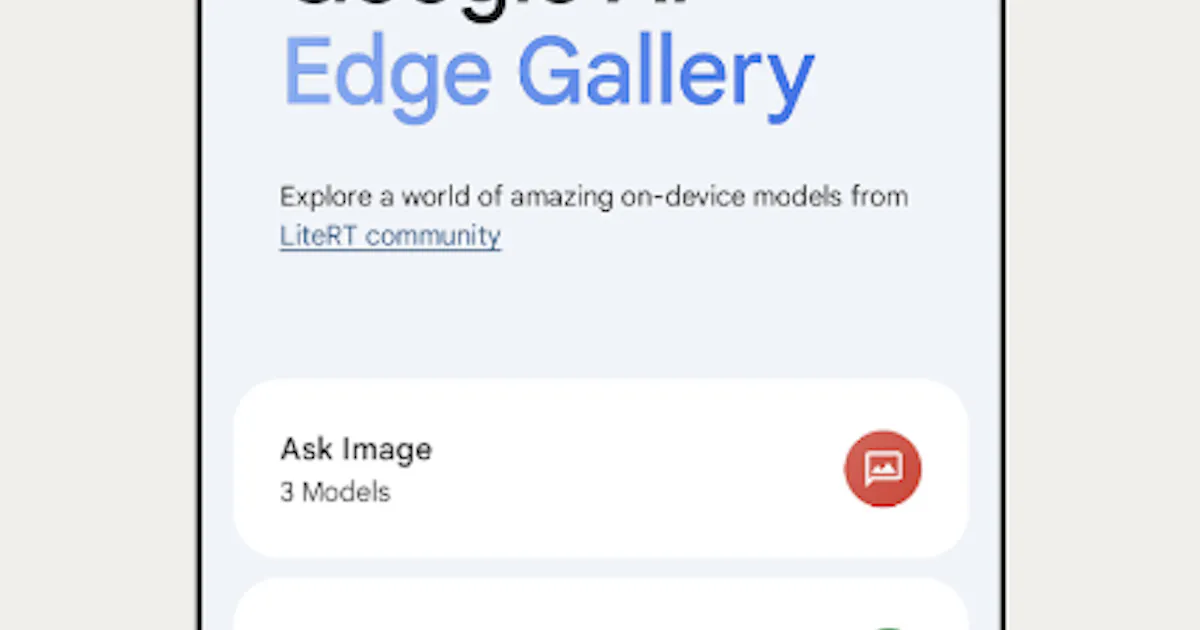 Google AI Edge Gallery