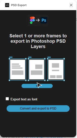 Figma to PSD Export Plugin gallery image