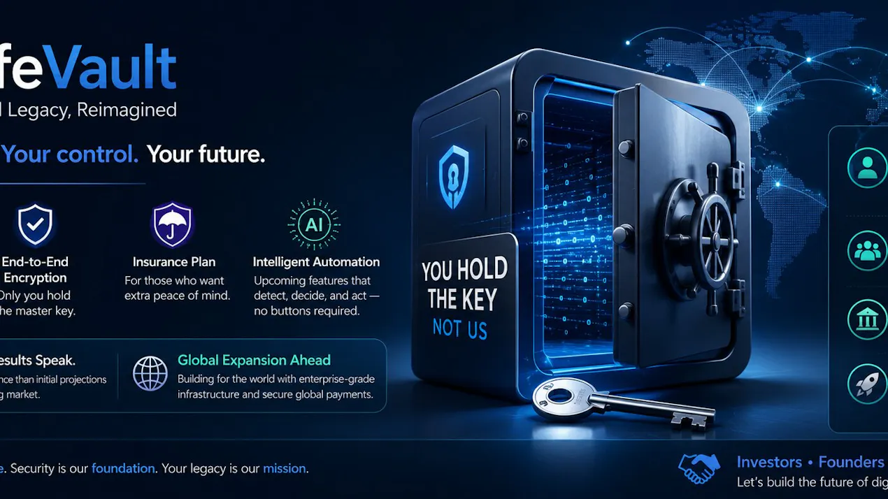 LifeVault — Digital Legacy, Reimagined product