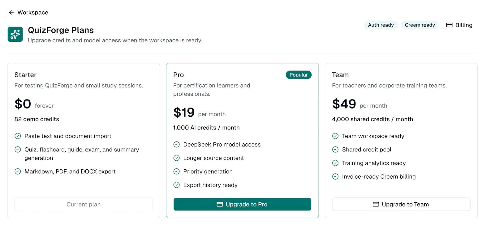QuizForge screenshot 3