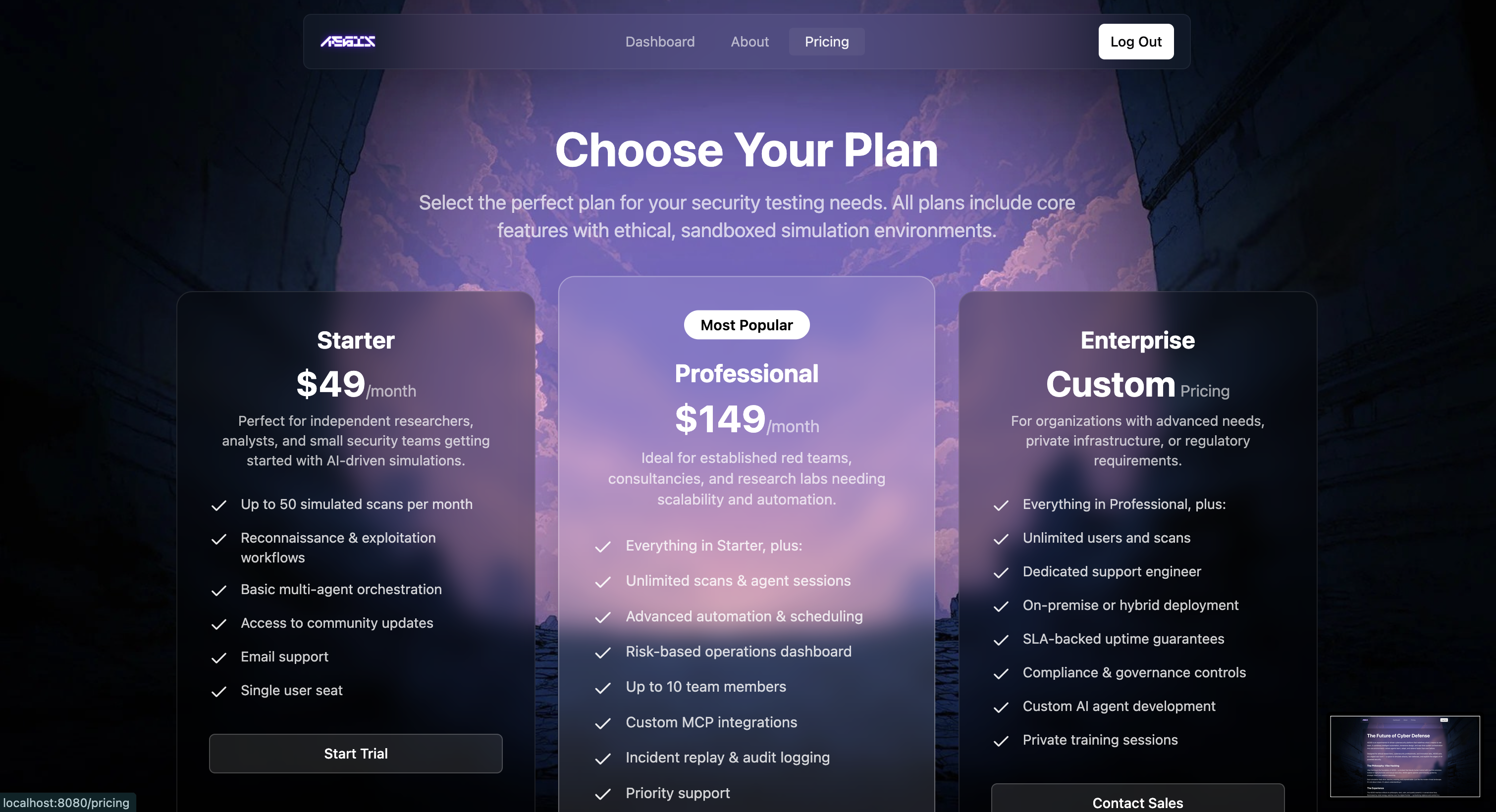 AEGIS: The Autonomous AI-Driven Red Team gallery image