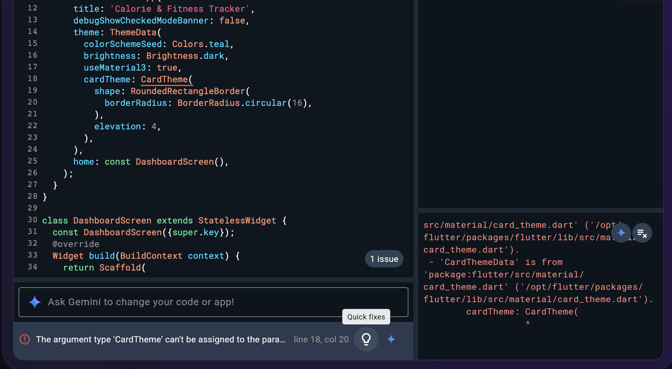 Mídia 4 de Prompt2Flutter - Gere UIs Flutter a partir do texto, instantaneamente.