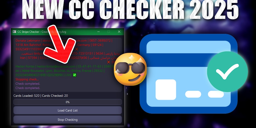 NEW CC CHECKER Desktop APP 2025! Product Information and Latest Updates ...