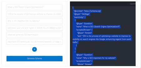 FAQ JSON Schema Generator gallery image