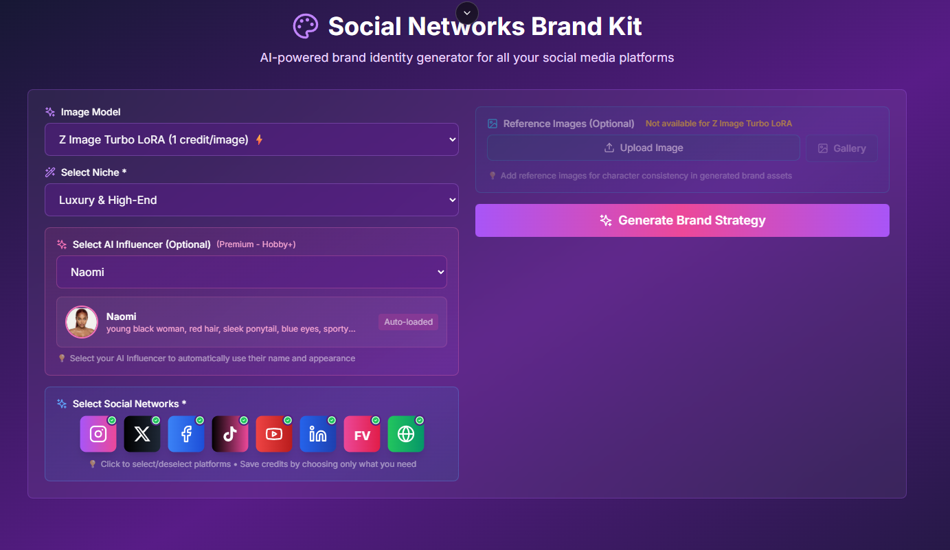 AI Influencer Studio gallery image