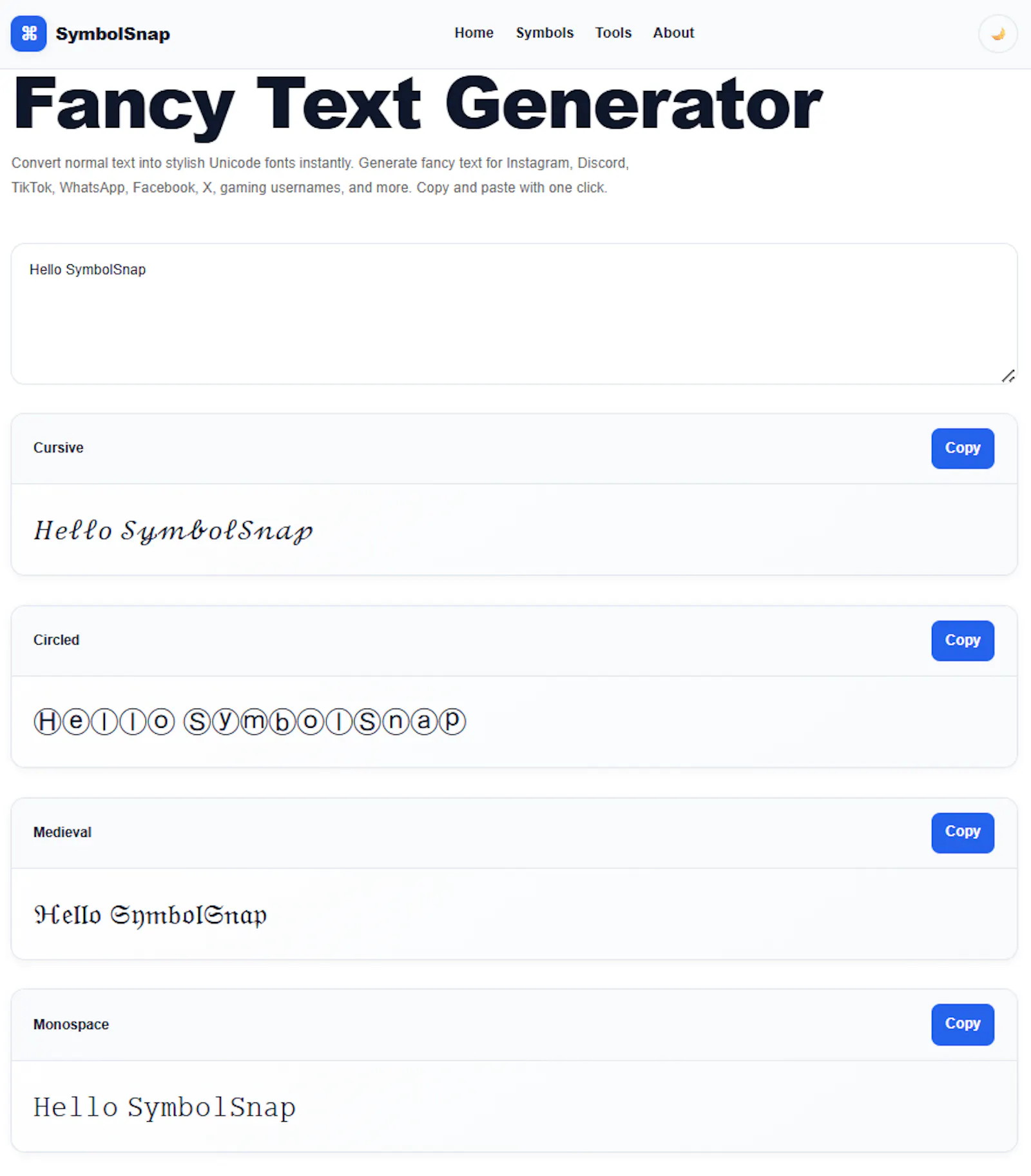 SymbolSnap screenshot 3