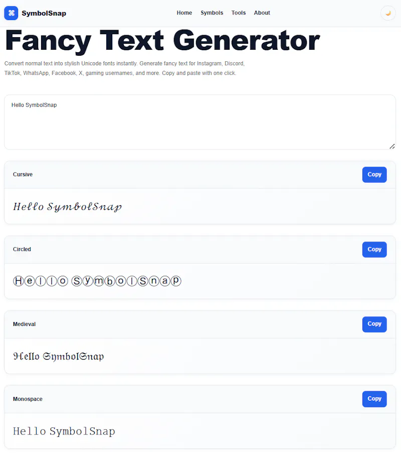 SymbolSnap screenshot 3