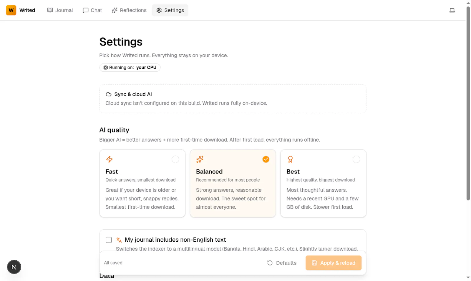 Writed screenshot 6