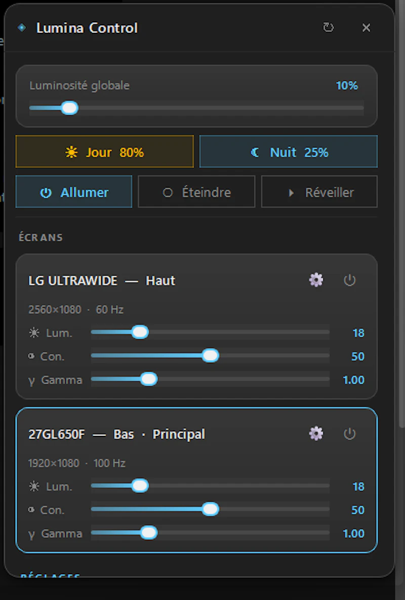 Lumina Control screenshot 1