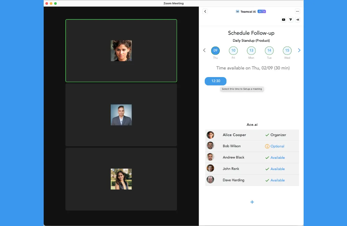 Free Teamcal AI App for Zoom gallery image