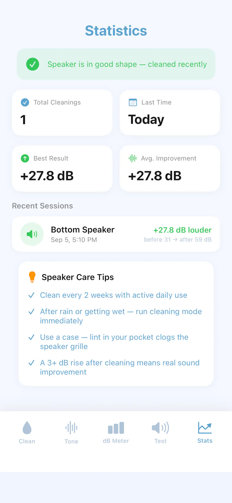 SoundDry - Speaker Cleaner screenshot 7