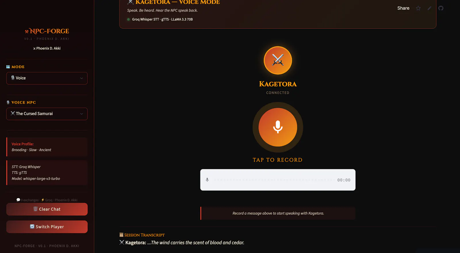 NPC-Forge v0.1 screenshot 4
