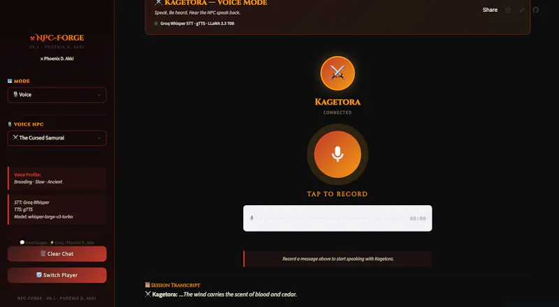 NPC-Forge v0.1 screenshot 4