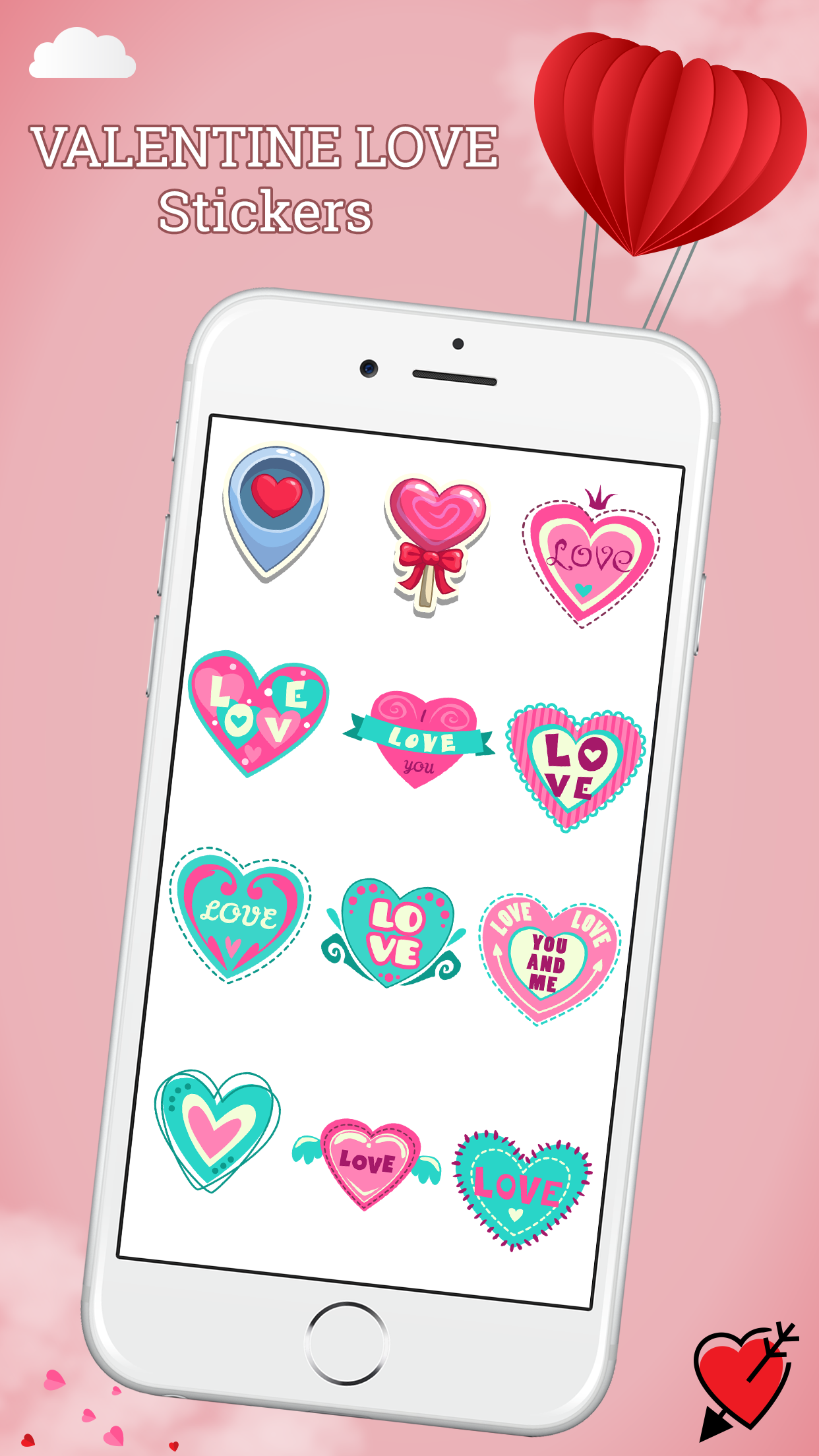 Valentine's Day Stickers Pack for iMessage gallery image