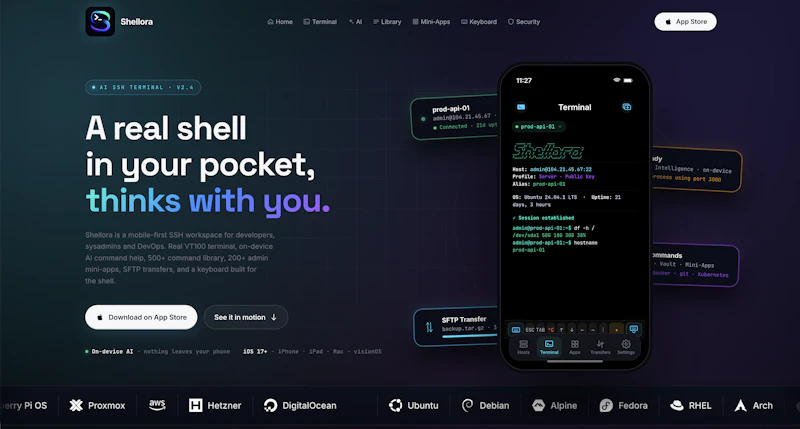 Shellora screenshot 1