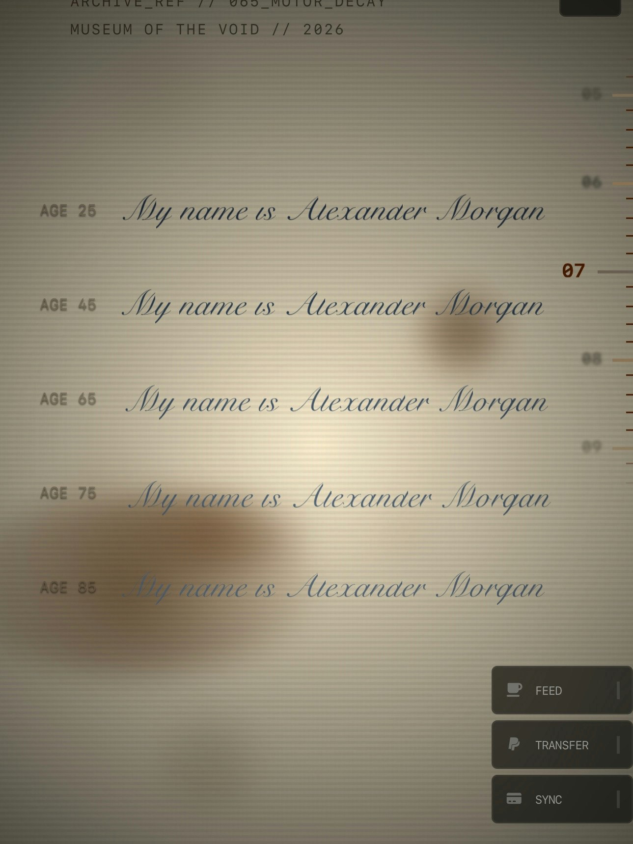 VOID Museum | The Nothing Experiment - Screenshot 3 showing product features and functionality