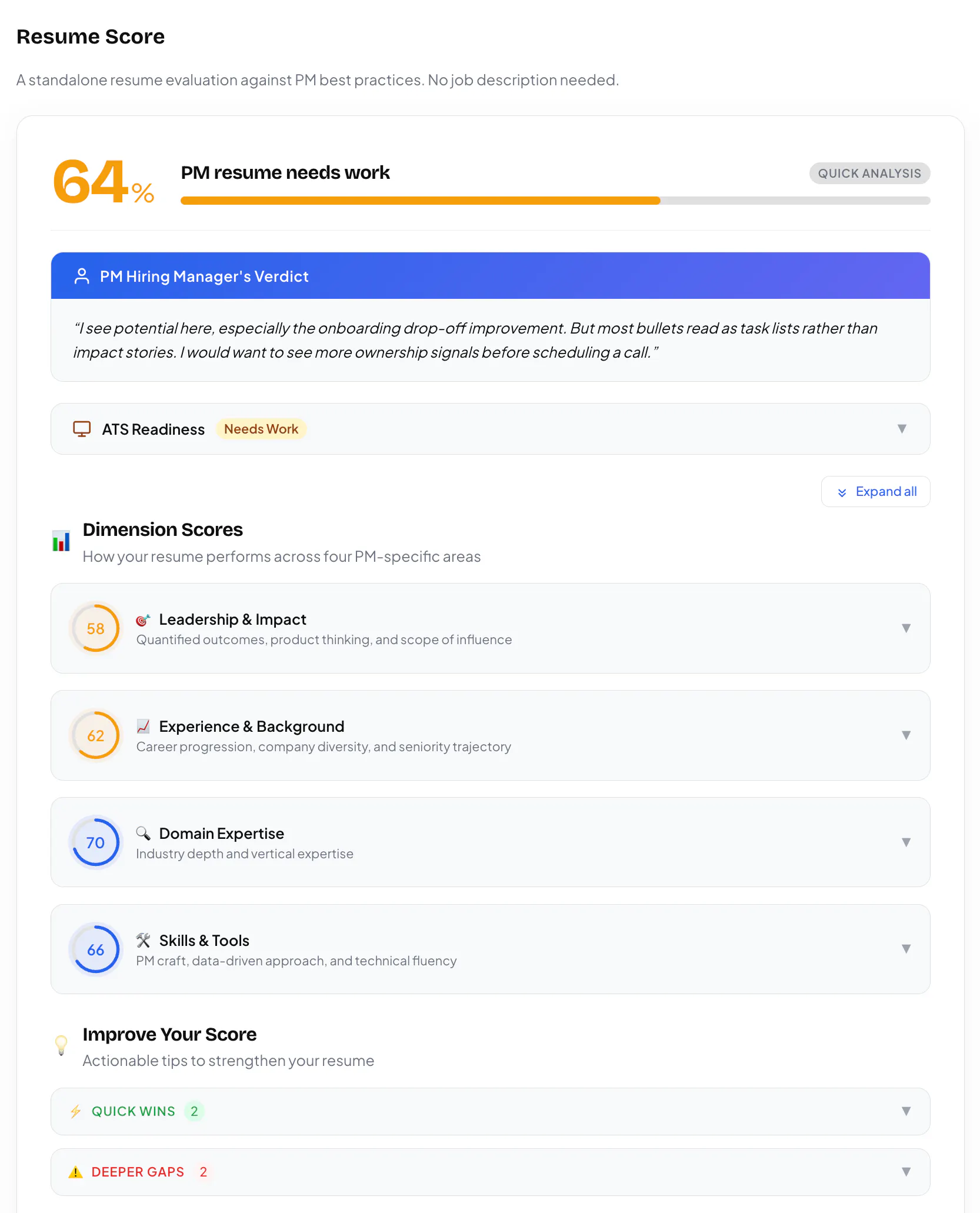 PMResume gallery image