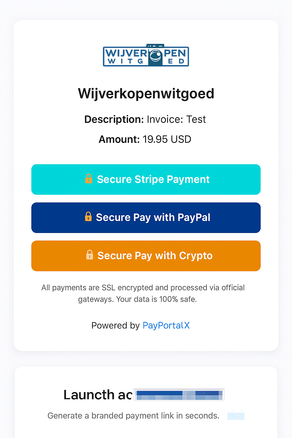 Media PPX Lite - Bayaran Stripe Tanpa Woo - Terima pembayaran jalur.Tiada wooocommerce, tidak ada kembung. 3