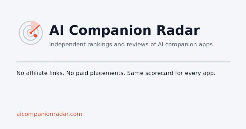 AI Companion Radar screenshot 1