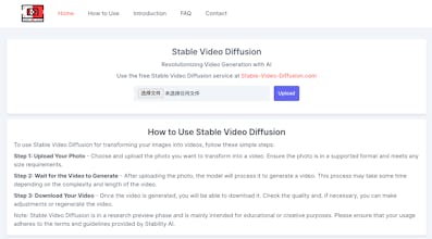 Stable-Video-Diffusion.com gallery image