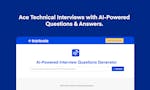 AI interview questions generator image