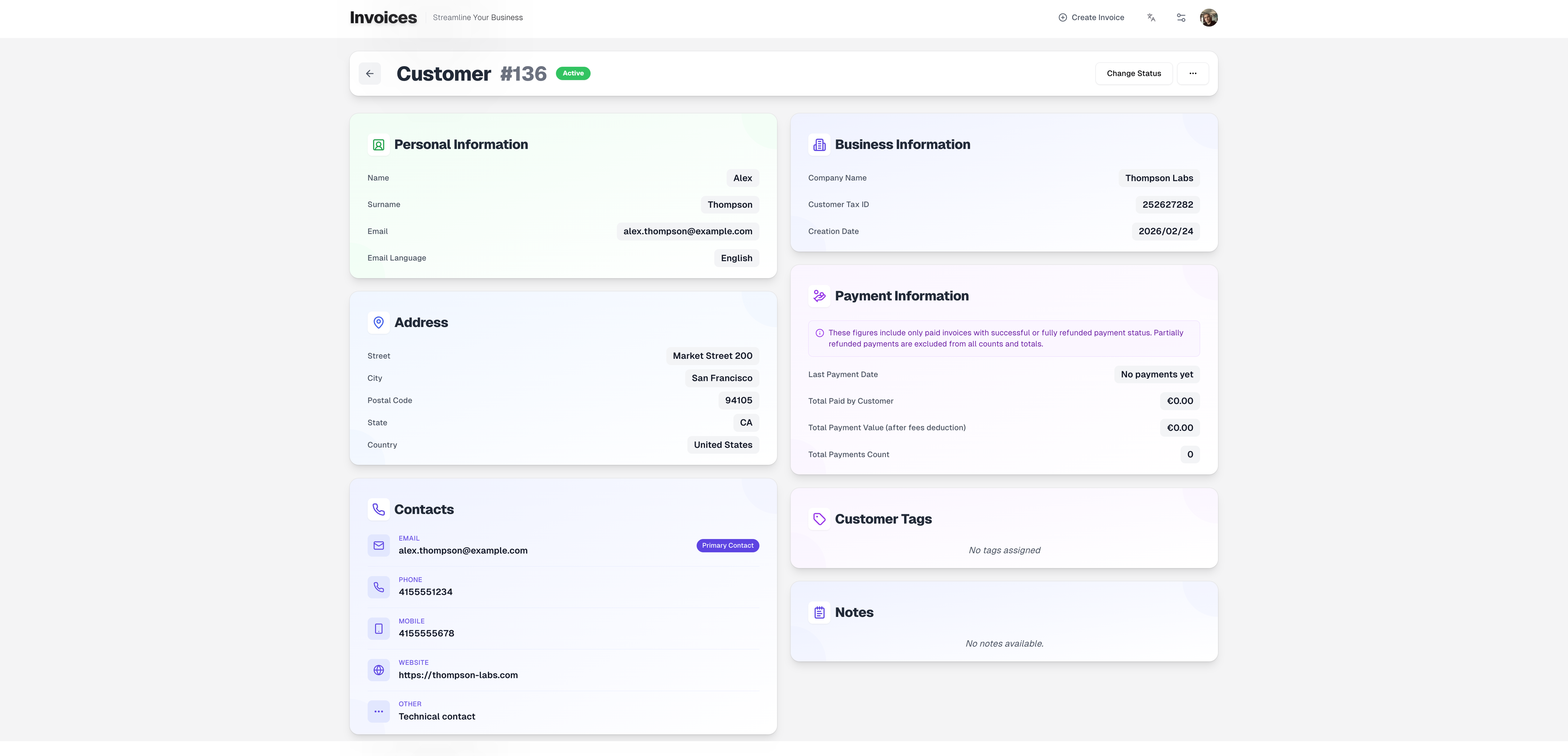 Create & manage professional invoices gallery image