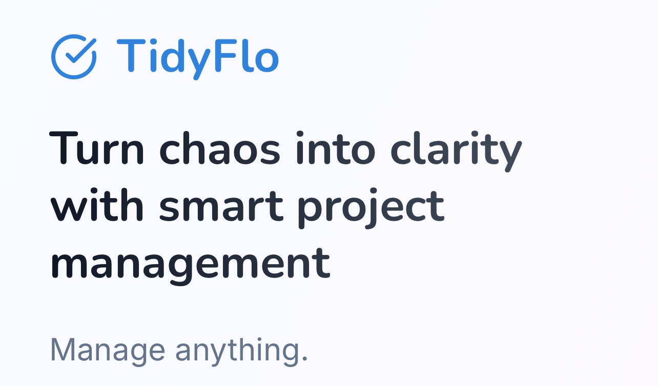 TidyFlo gallery image