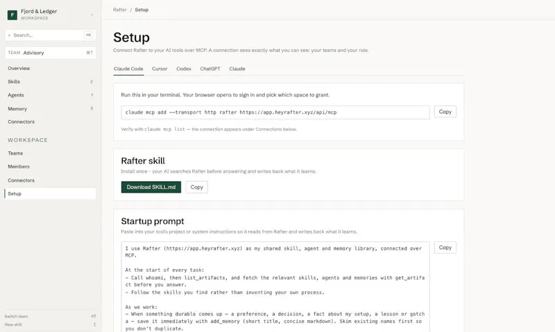 Rafter screenshot 5