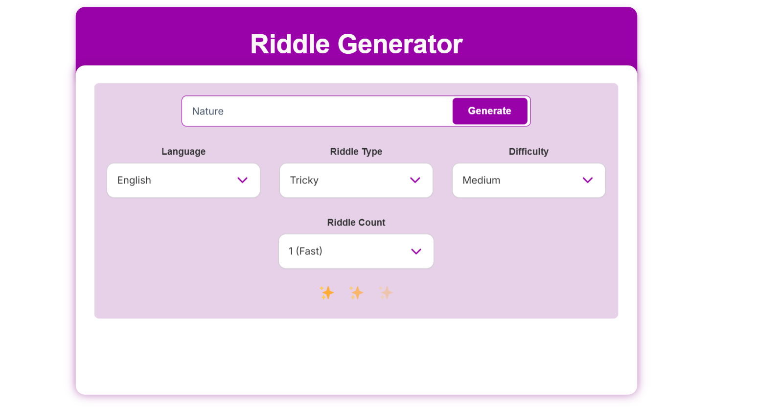 ToolifyPro Riddle Generator gallery image