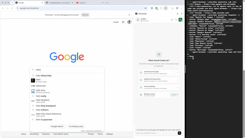 Panerelay screenshot 2