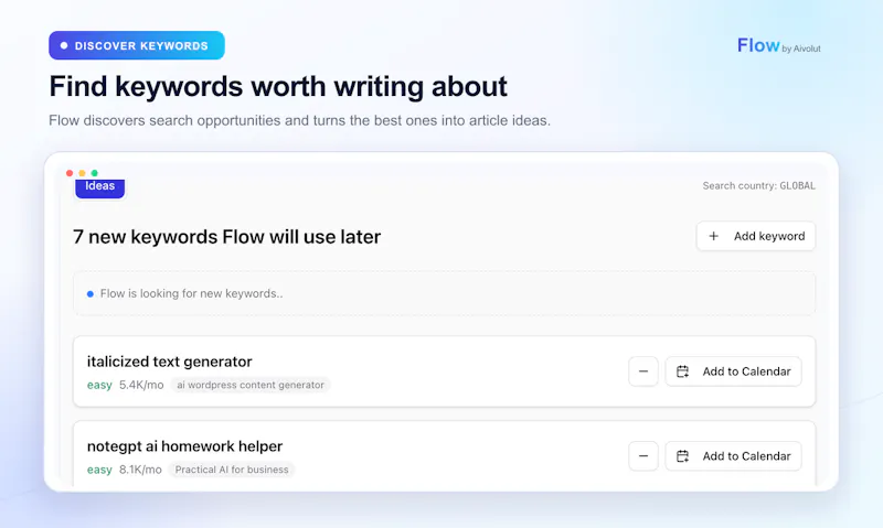Flow by Aivolut screenshot 3