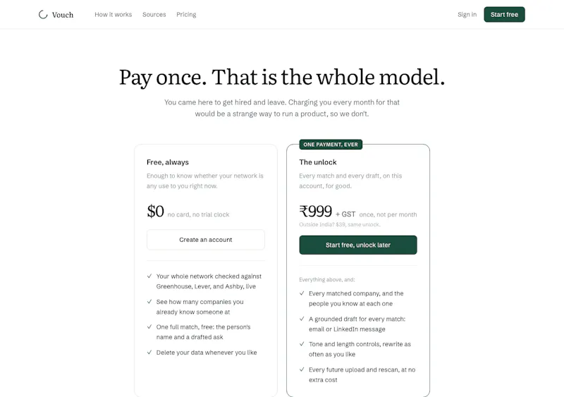 Vouch screenshot 3