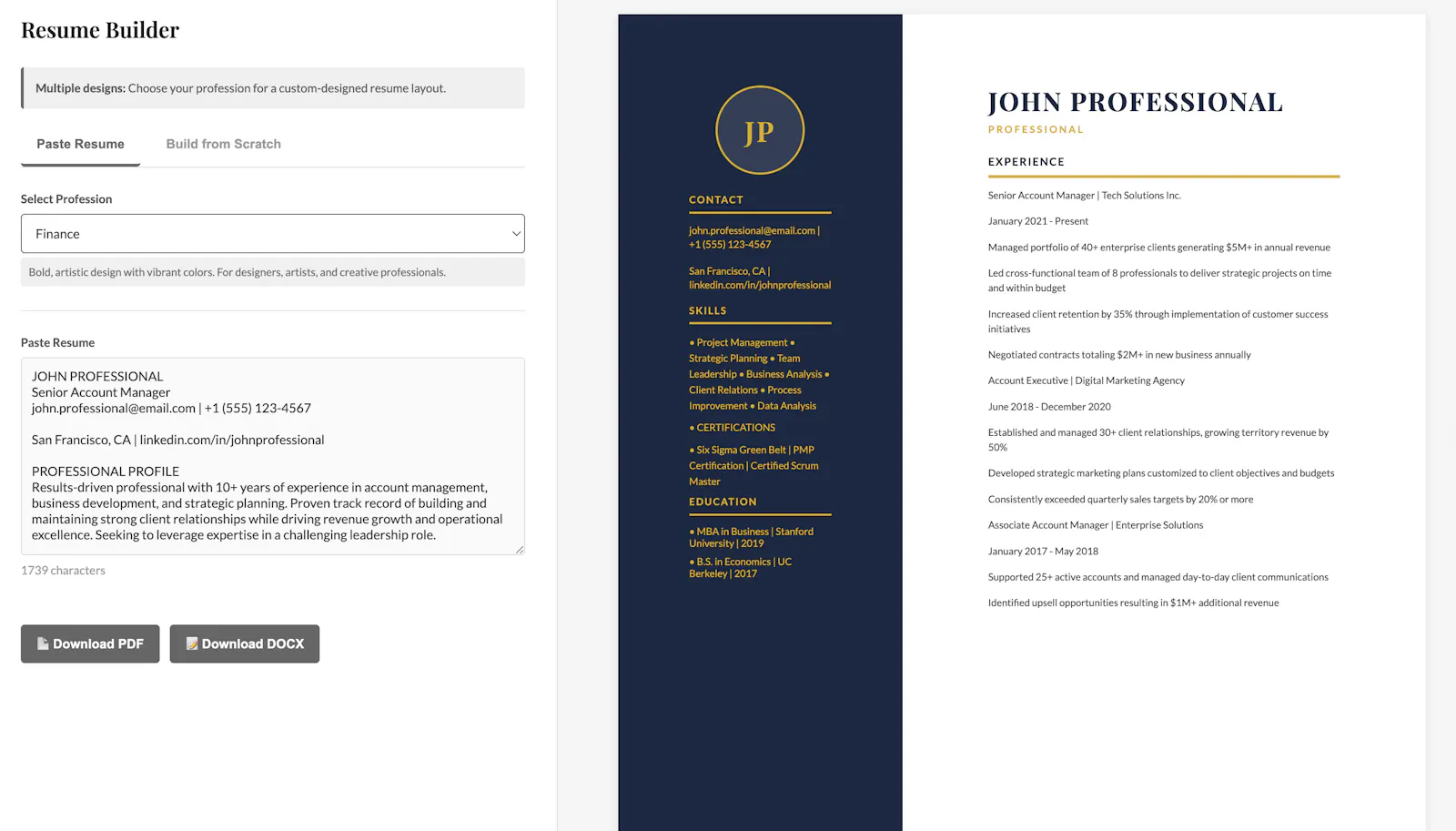 ResumeBuildFlo - Resume Builder screenshot 3