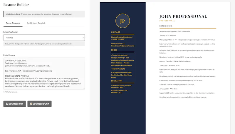 ResumeBuildFlo - Resume Builder screenshot 3