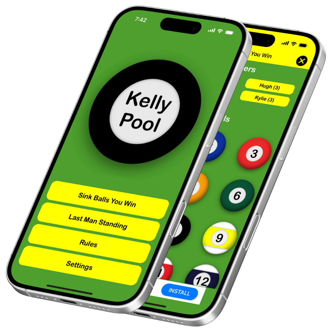 Kelly Pool - Asignar números y rastrear cada disparo media 2