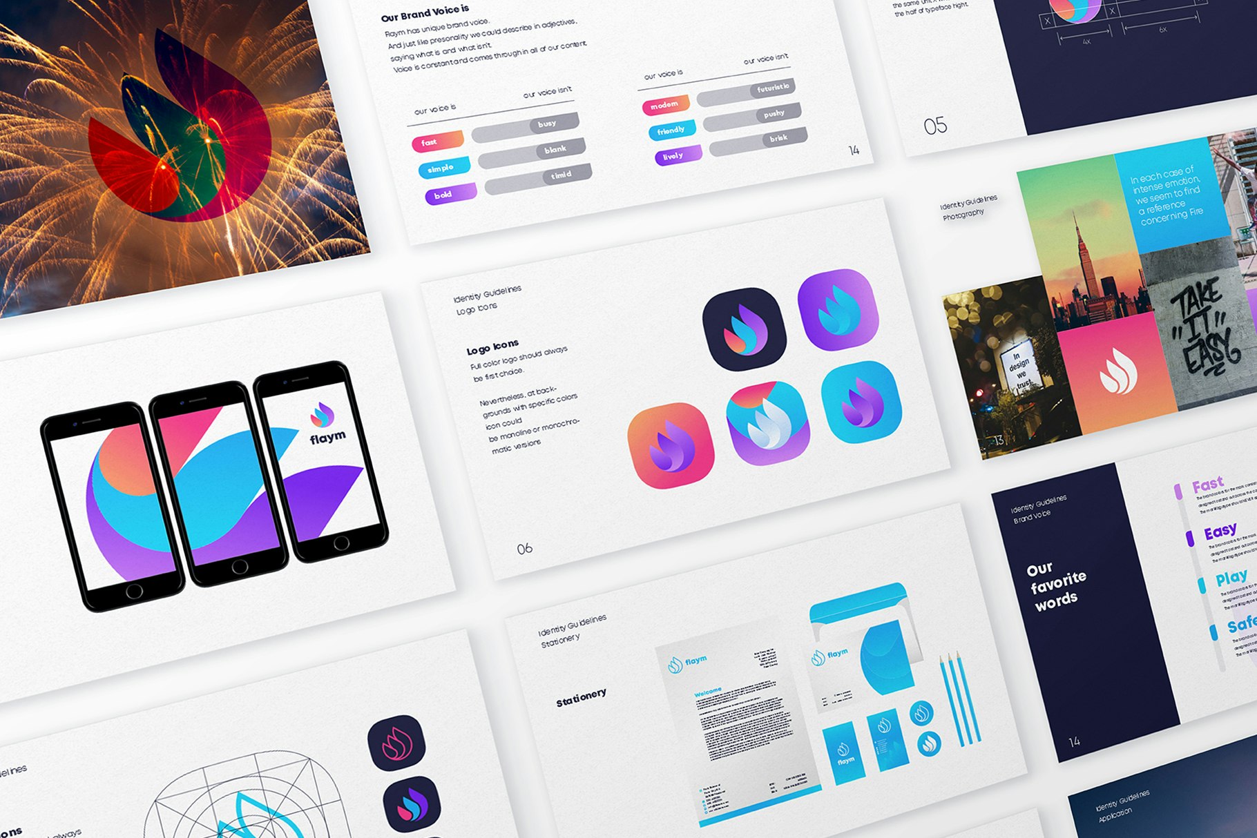 Flaym BrandBook Template gallery image