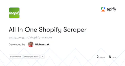 All In One Shopify Scraper gallery image