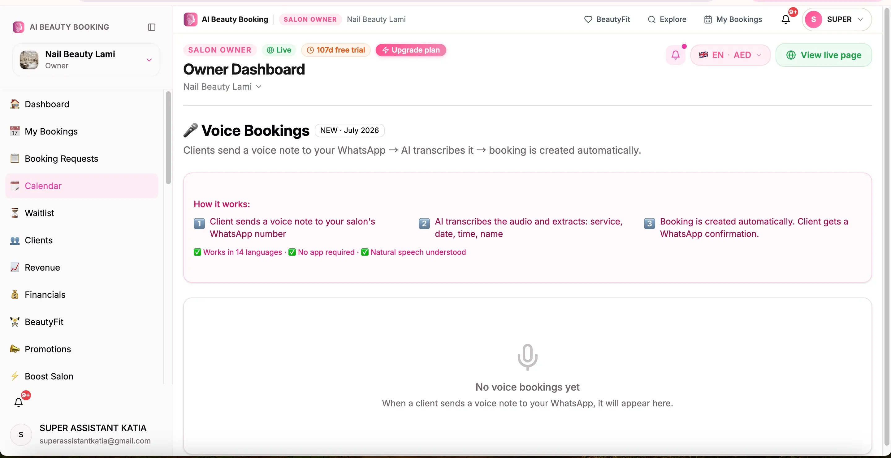 Ai Beauty Booking gallery image