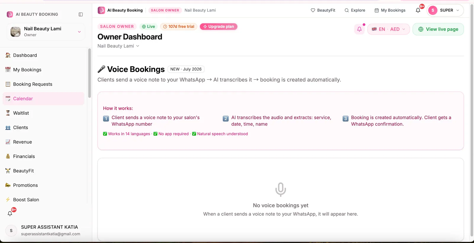 Ai Beauty Booking screenshot 8