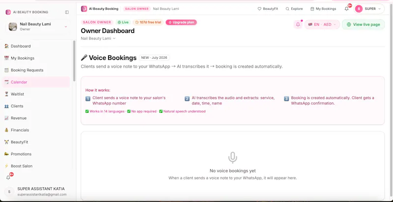 Ai Beauty Booking screenshot 8