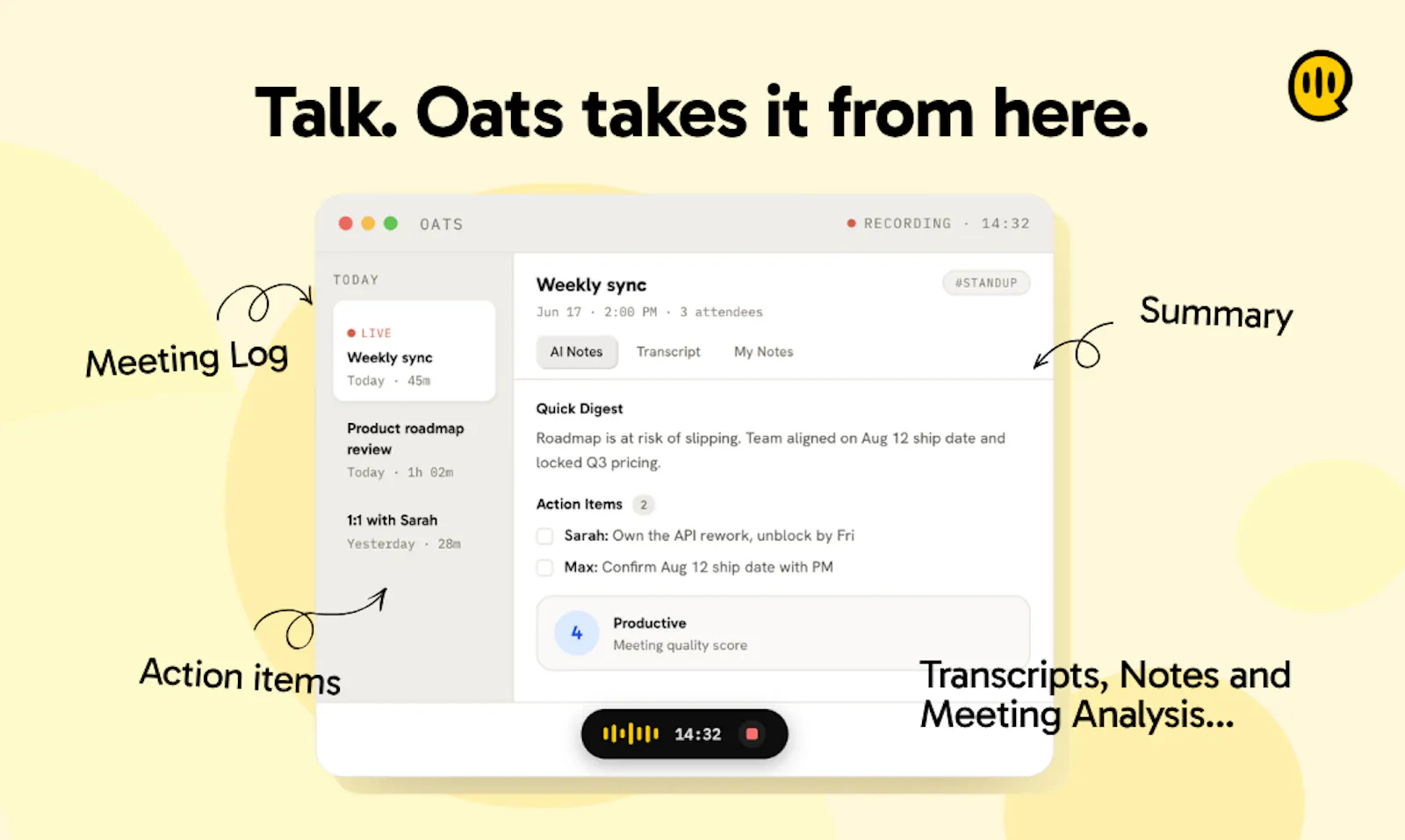 Oats screenshot 4