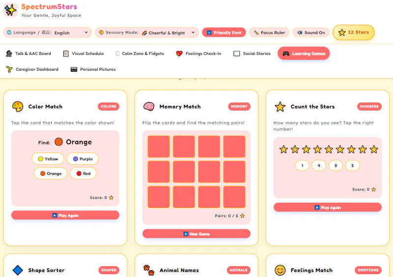 SpectrumStars screenshot 4